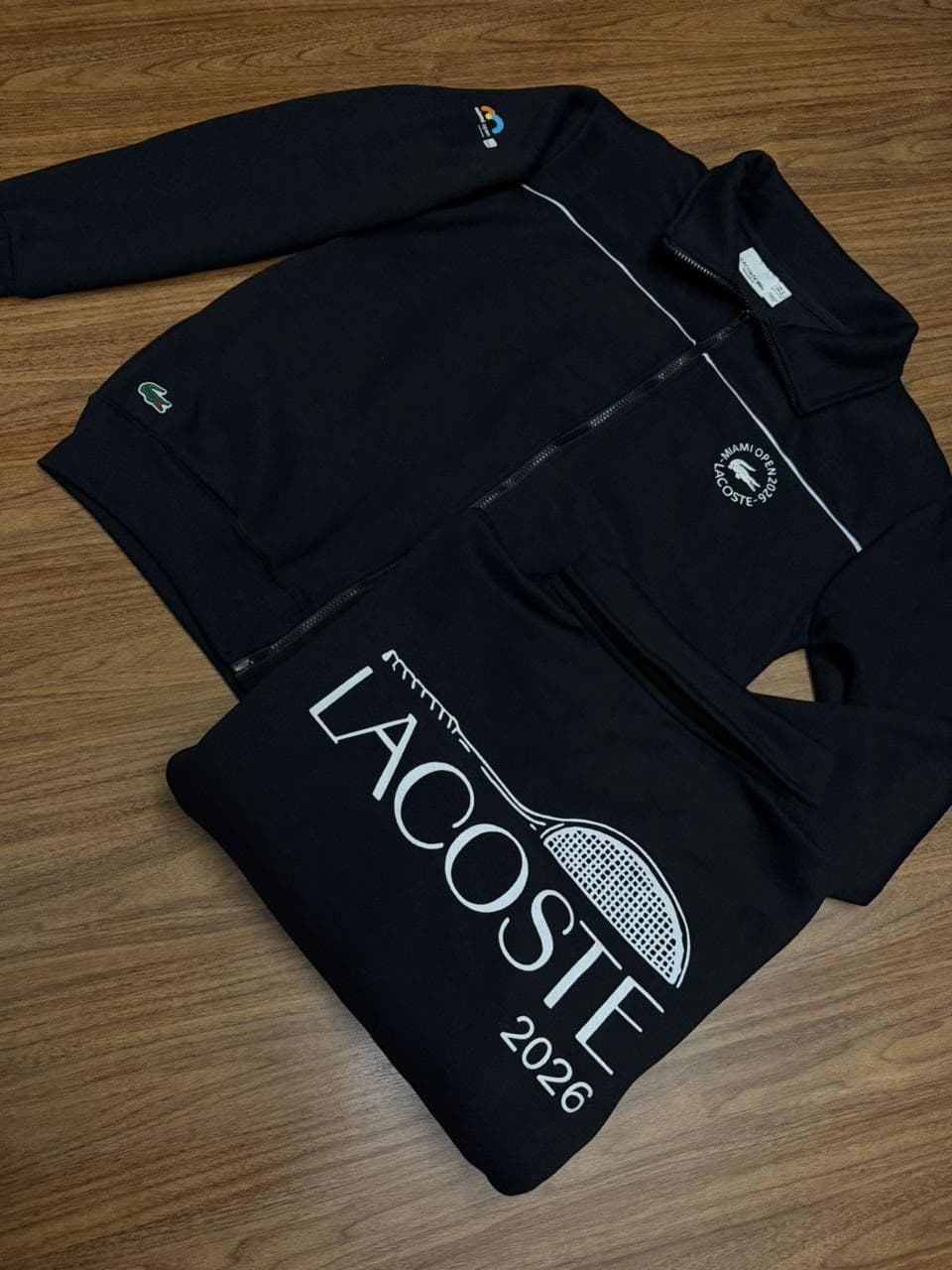 Conjunto Lacoste Preto
